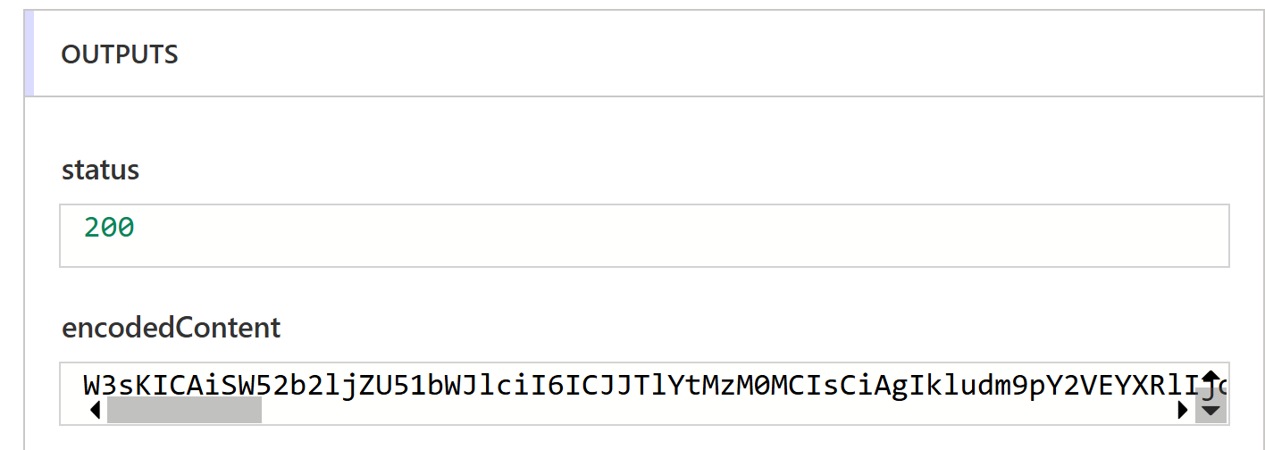 Parse operation result